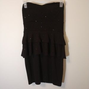 Black Sparkling Emerald Sundae dress size L